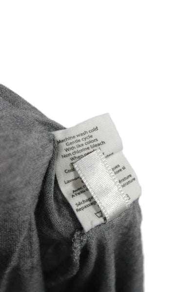 L'Agence Womens Basic Modal Scoop Neck Sleeveless Tank Gray Pullover Size XS