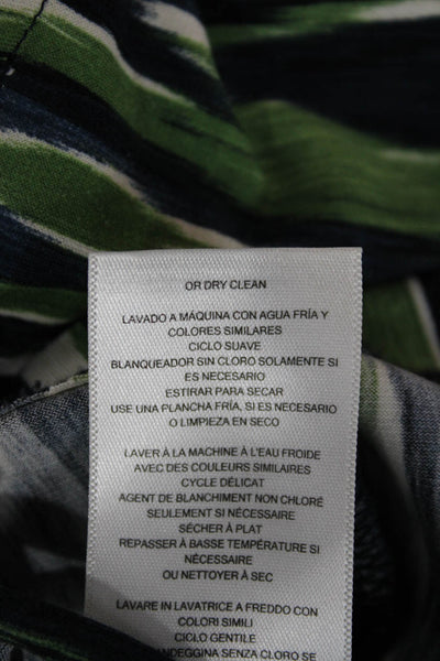 Michael Michael Kors Women Basic Geometric Boat Neck Multicolor Blouse Size XS