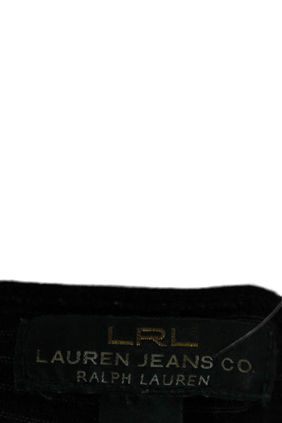 Lauren Ralph Lauren Women Black Basic Cotton T-Shirt Long Sleeve Size XS