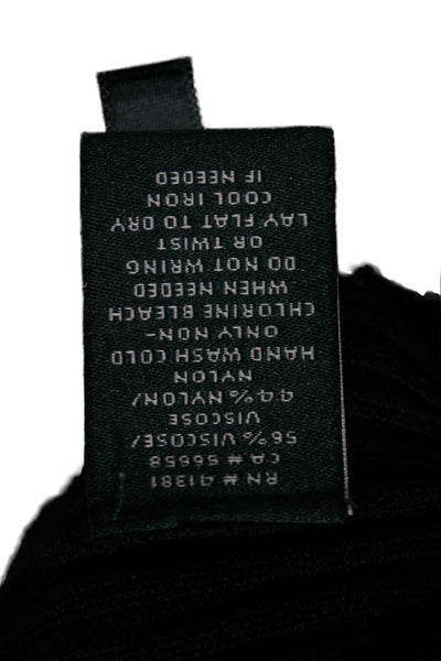 Lauren Ralph Lauren Women Cardigan Black Viscose Long Sleeve Size L