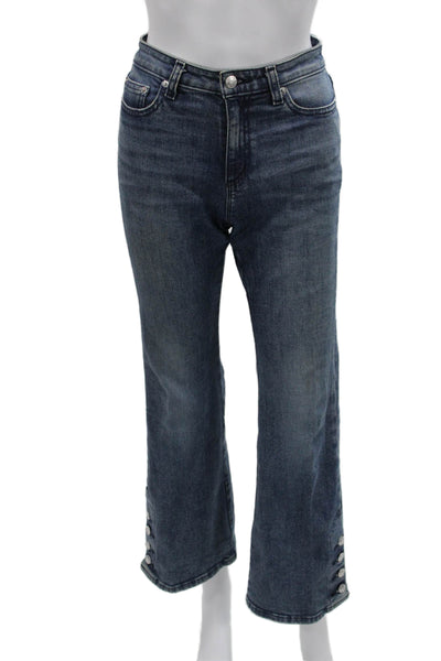Michael Kors Women Cropped Blue Jeans Size 2