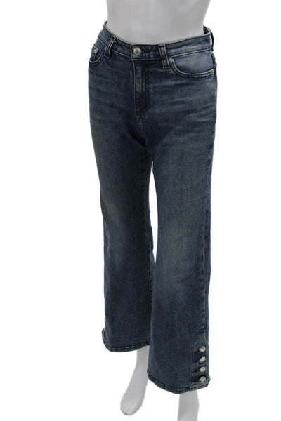Michael Kors Women Cropped Blue Jeans Size 2