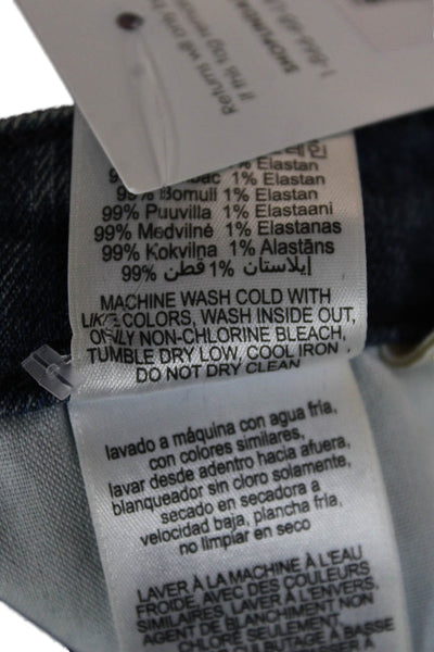 Michael Kors Women Cropped Blue Jeans Size 2