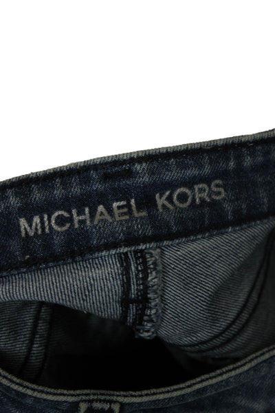 Michael Kors Women Cropped Blue Jeans Size 2