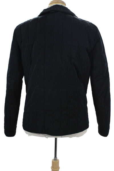 John Varvatos Star USA Mens Quilted Black Polyester Zip Jacket Size M