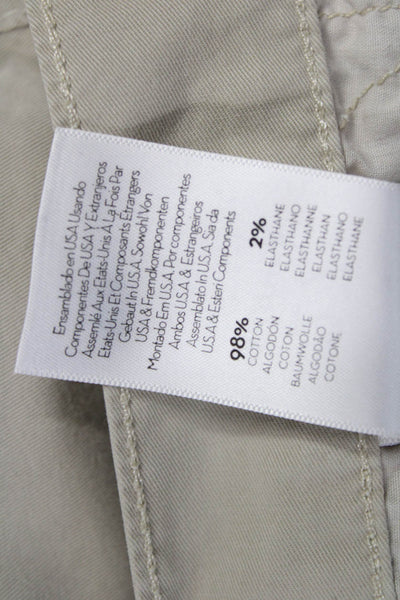 Mother Women Chinos Beige 98% Cotton 2% Elastane Size 27