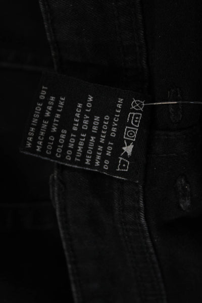 The Perfect Jean Mens Tapered Black Cotton Blend Jeans Size 36