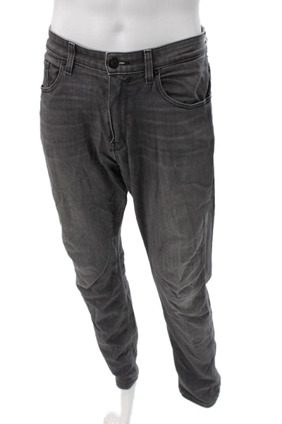Paige Mens Slim Gray Viscose Jeans Size 34