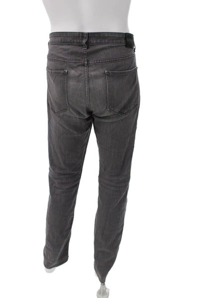 Paige Mens Slim Gray Viscose Jeans Size 34