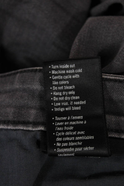 Paige Mens Slim Gray Viscose Jeans Size 34