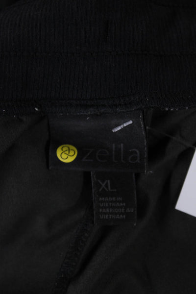 Zella Mens Camouflage Polyester Jogger Pants Black Pull On Size XL