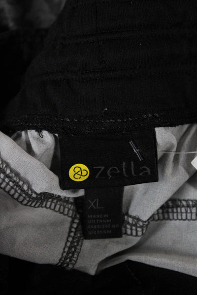 Zella Mens Athletic Gray Drawstring Polyester Spotted Shorts Size L