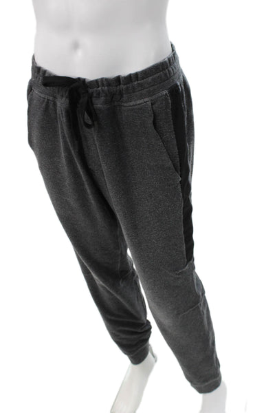 Lululemon Mens Gray Cotton Jogger Pants Drawstring Inseam 32 Size XL