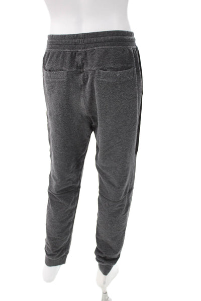 Lululemon Mens Gray Cotton Jogger Pants Drawstring Inseam 32 Size XL