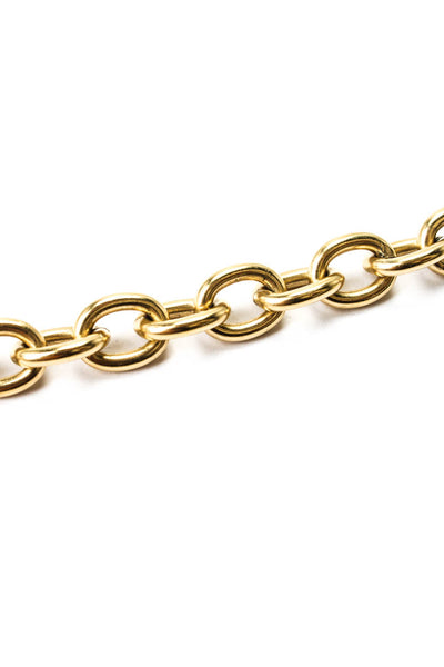 White Moth Jewelry Womens Two-Tone Horn Pendant Necklace 30"