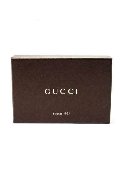 Gucci Womens Gold Tone Mother of Pearl Dial Brown Leather Constance Pocket Watch