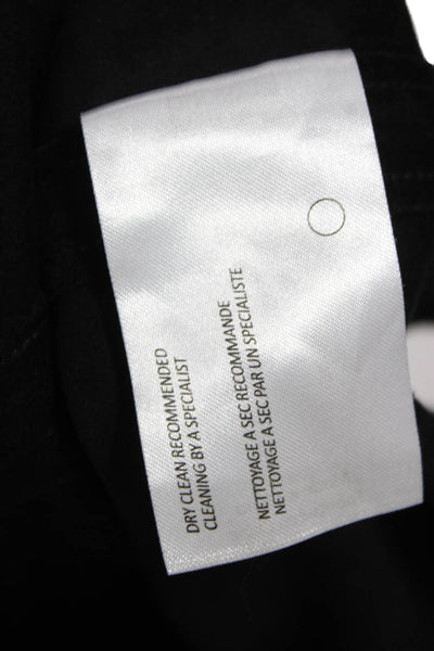 Blank NYC Unisex Adults Black Collared Basic Jacket Long Sleeve Size S