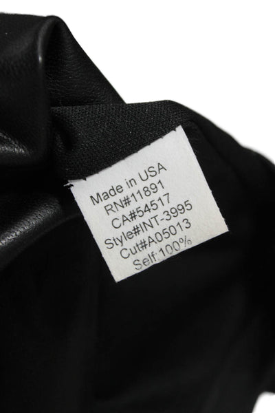Bailey 44 Womens Straight Pencil Skirt Black Polyurethane Size XS