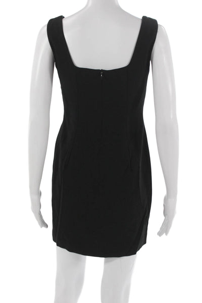 Laundry by Shelli Segal Women Sheath Dress Black Sweetheart Mini Size 4