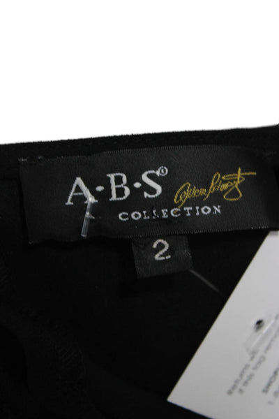 A.B. S by Allen Schwartz Womens Fit & Flare Black Dress Size 2