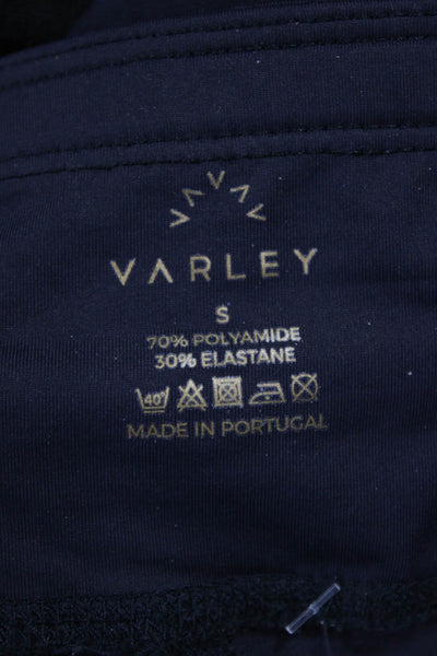Varley Womens Ankle Leggings Black Polyamide Pull On Size S