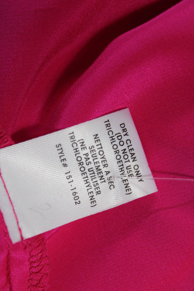Nanette Lepore Women Basic Silk Halter Tank Sleeveless Pink Pullover Size 6