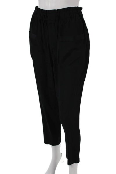 Marc By Marc Jacobs Women Silk Ankle Pants Black Size 6
