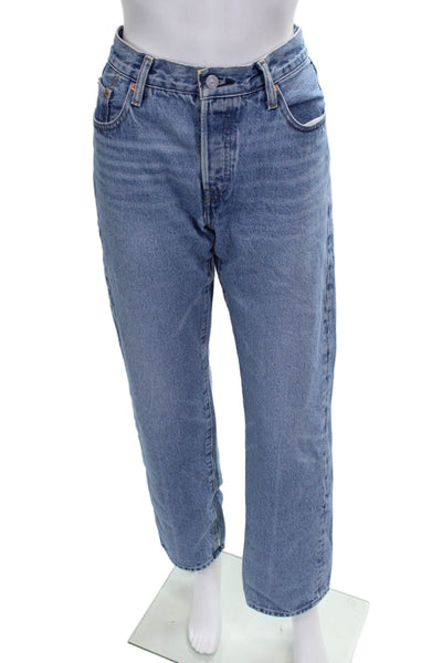 Levis Unisex Adults Straight Blue Jeans Size 26