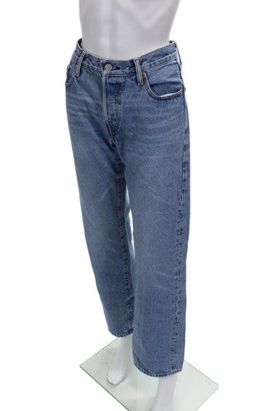 Levis Unisex Adults Straight Blue Jeans Size 26