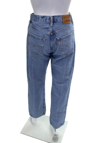 Levis Unisex Adults Straight Blue Jeans Size 26