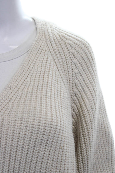 Rails Womens Cardigan V-Neck Long Sleeve Ivory Size XS