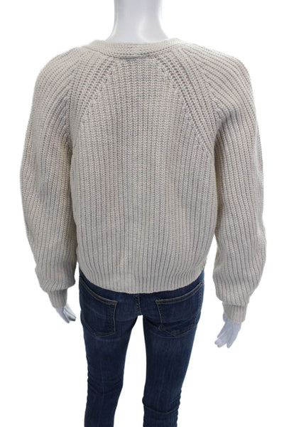 Rails Womens Cardigan V-Neck Long Sleeve Ivory Size XS