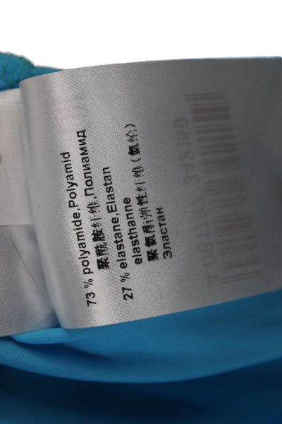 Marccain Sports Womens Basic Casual Collared Long Sleeve Blue Top Size 3