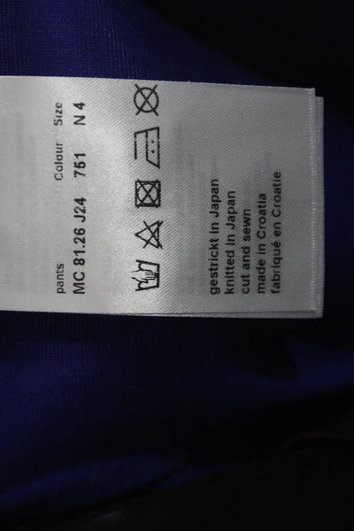 Marccain Womens Dress Pants Purple Button Viscose Size 4