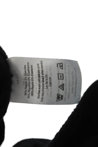 Bella Luxx Women Harem Pants Black Rayon Pull On Size S
