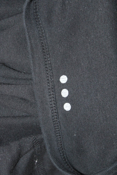 Three Dots Womens Basic Cotton Black Crew Neck Short Sleeve T-Shirt Size S