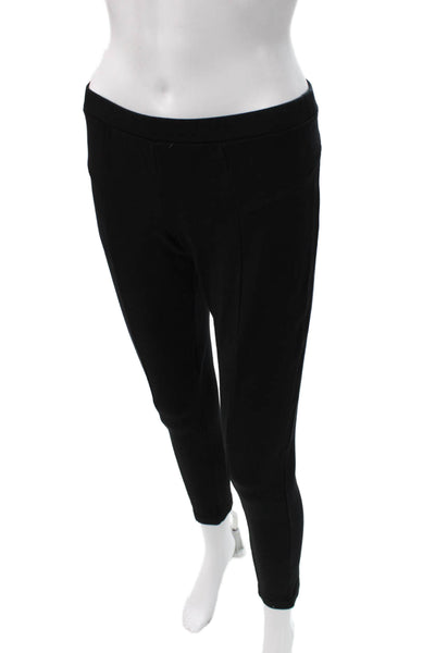 Theory Women Black Viscose Ankle Leggings Size S