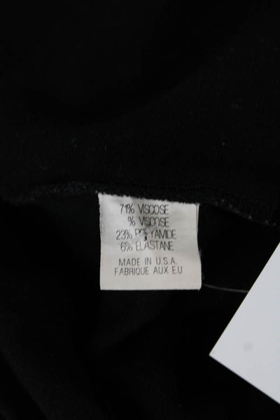 Theory Women Black Viscose Ankle Leggings Size S