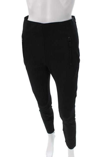 Rag & Bone Womens Ankle Pants Black Cotton Zip Size 6