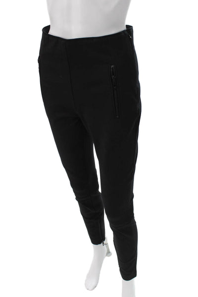 Rag & Bone Womens Ankle Pants Black Cotton Zip Size 6