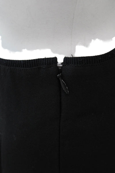 Rag & Bone Womens Ankle Pants Black Cotton Zip Size 6