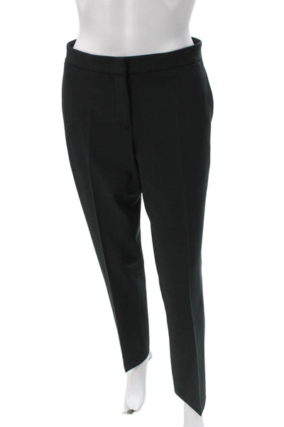 Theory Women Ankle Pants Black Polyester Zip Size 8