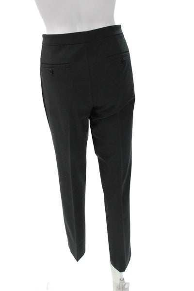 Theory Women Ankle Pants Black Polyester Zip Size 8
