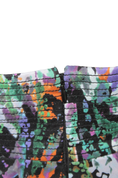 Catherine Malandrino Womens Multicolor Silk Tulip Skirt Knee Length Size 6