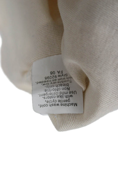J Crew Womens Basic Beige 100% Cotton Square Neck Sleeveless Tank Size XS