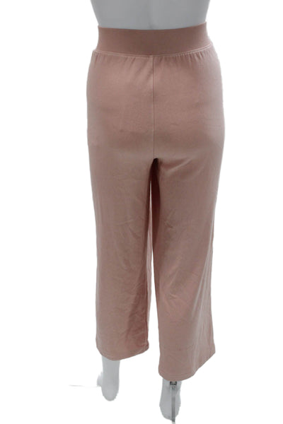 Eberjey Women Sweatpants Pink TENCEL Modal Pull On Size S