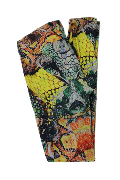 Hudson Womens Skinny Jeans Multicolor High Rise Button Fly Size 24