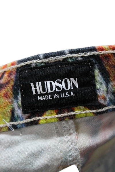 Hudson Womens Skinny Jeans Multicolor High Rise Button Fly Size 24