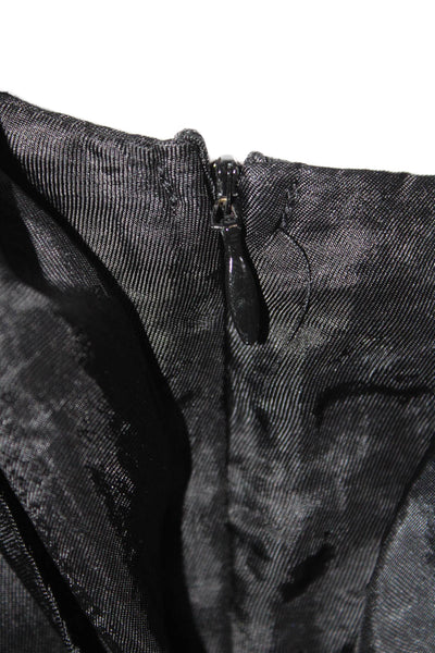 Zimmermann Womens Black Shift Dress Short Sleeve Scoop Neck Acetate Size 0