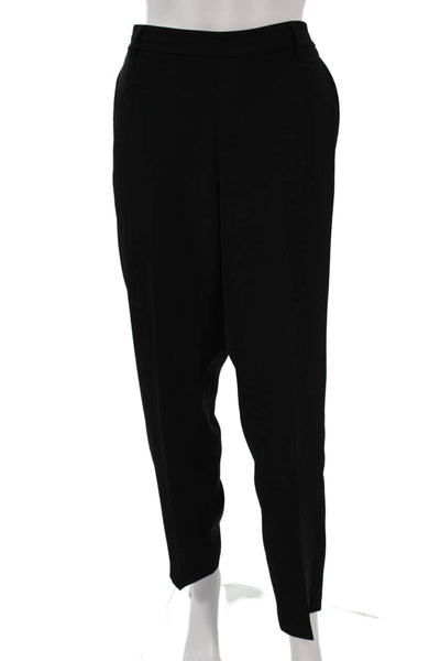 Vince Women Dress Pants Black Polyester Pull On Size 12